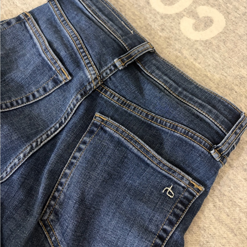 Worn once, rag & bone Serena full length Wide-Leg Jeans - Picture 5 of 8